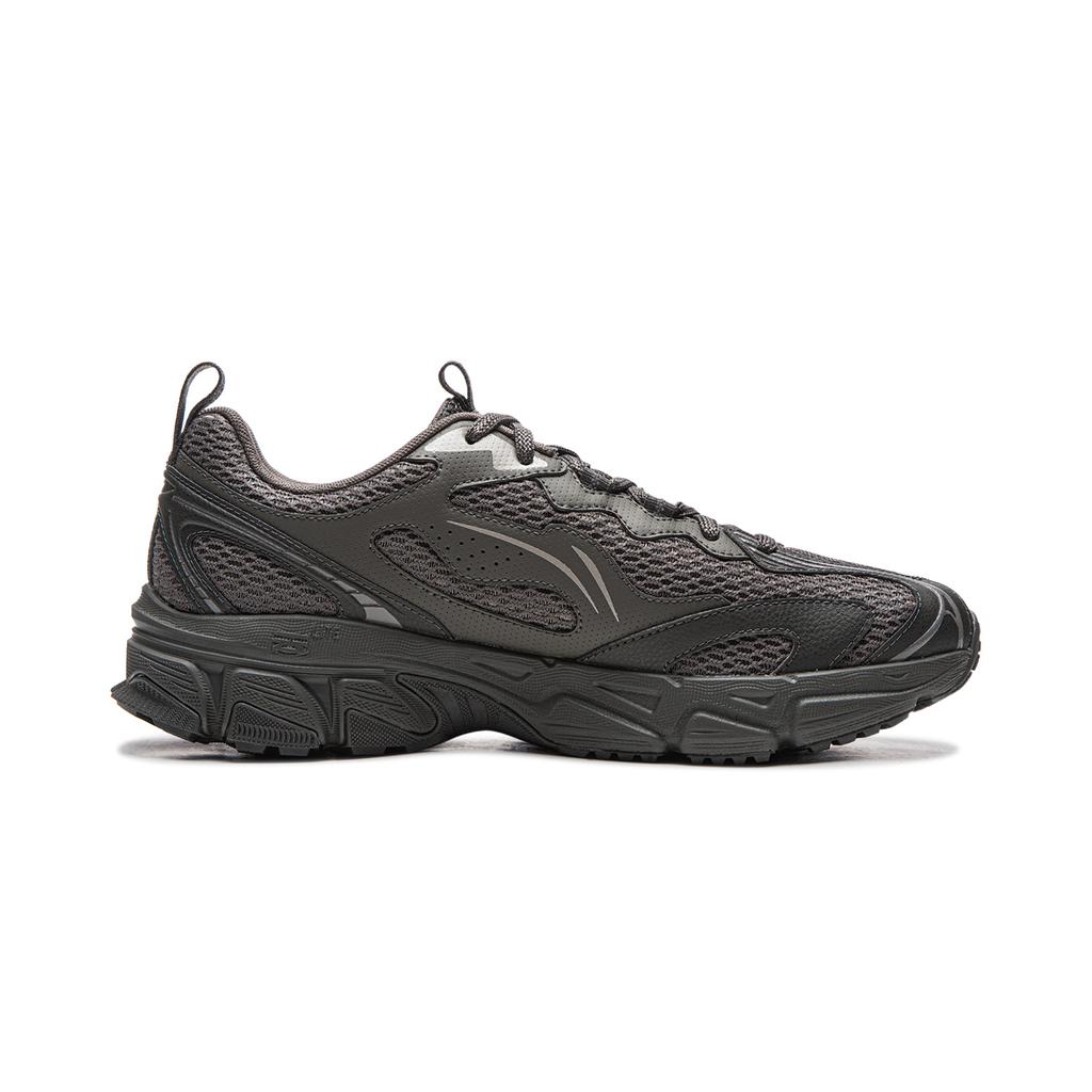 Li Ning Carefree V3 Cushioning Slip Resistant Abrasion Resistant Breathable Rebound Low top Running Shoes Men's Gray ARXW023-5
