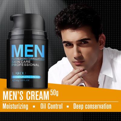 Natürliche Herren-Gesichtslotion, feuchtigkeitsspendendes Öl, ausgleichend, Poren aufhellend, 50 g, Gesichtspflege für Männer