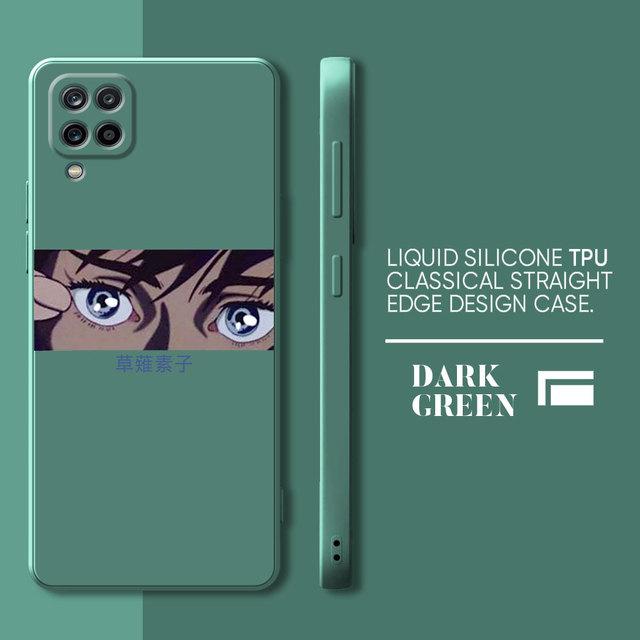 

Мягкий квадратный жидкий чехол для телефона Samsung Galaxy A70 A11 A21s A51 A02 A71 A50 A31 A01 A03s, чехол «Атака Титанов», японское аниме Samsung A51 4G(M40s)