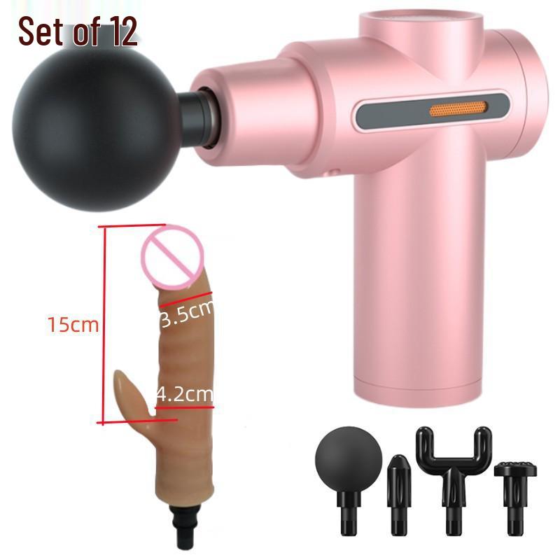 Silicone Adapter Replacement for Electric Fascia Massage Gun - Universal Head for Men & Women.