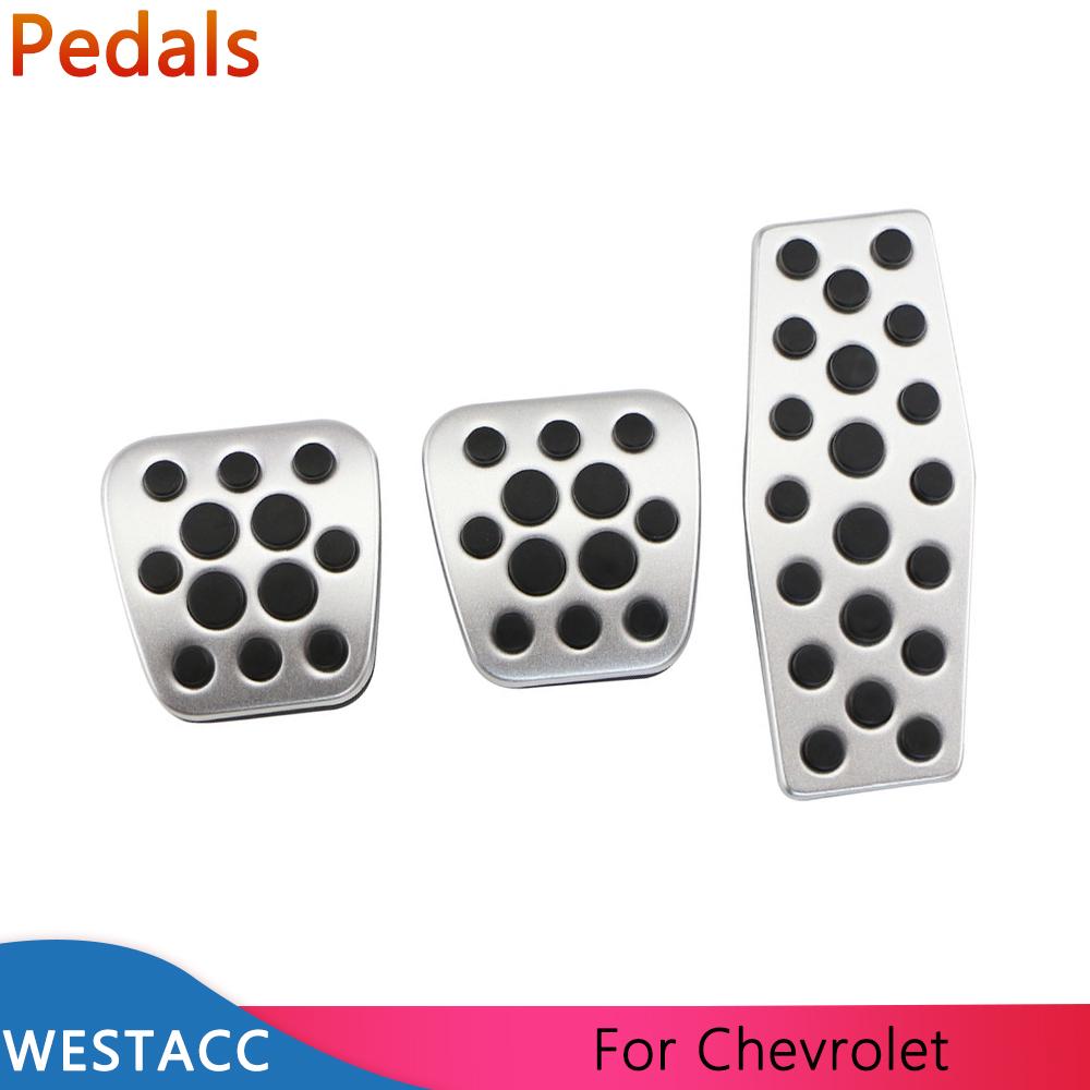 Car Pedals Cover for Chevrolet Chevy Cruze 2009 - 2018 Equinox 2018 -  Malibu Trax 2012-2018 Gas Brake Pedal