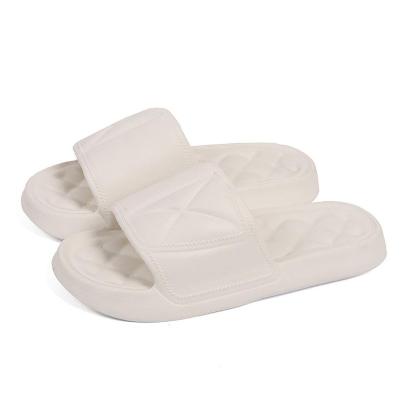 Slippers women wear outside summer home thick-soled hotel indoor bathroom non-slip bath sandals men