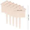 Wooden Plant Labels Multi-shape Blank Garden Marker Stakes DIY Writing Tags for Potted Flower Herb Seed Vegetable Identification