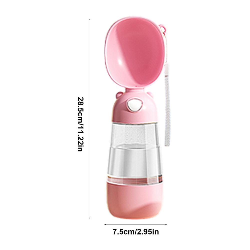 Portable Dog Water Bottle Pet Water Bottle Dispenser Leakproof Dog Watering Container Puppy Drinking Dispenser For Walking