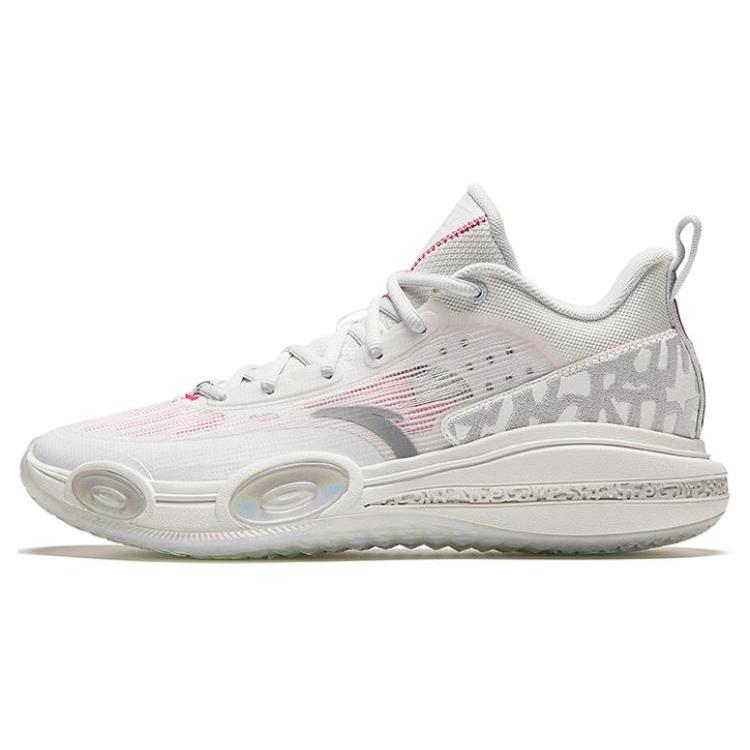 

Anta Raid Cushioning Slip Resistant Abrasion Resistant Low top Basketball Shoes Women s White 122421109-3 36