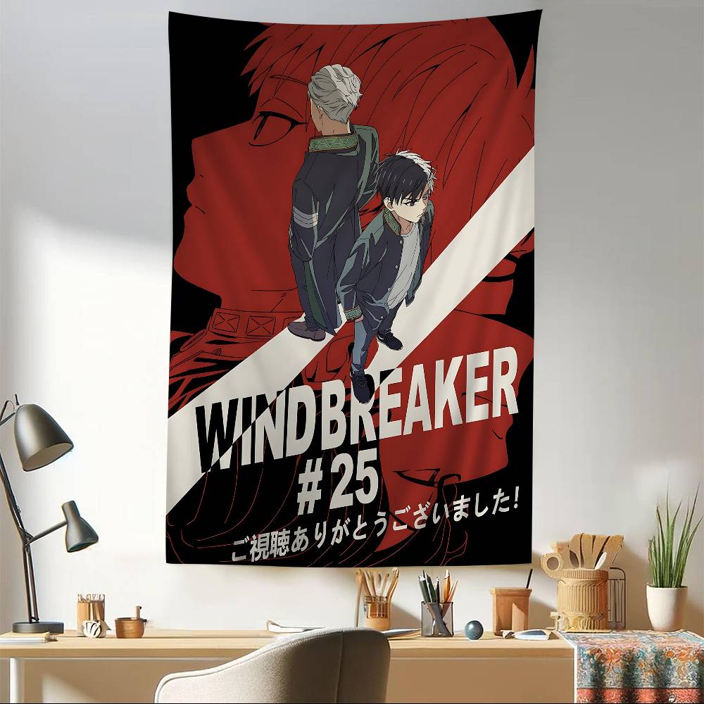 WIND BREAKER Anime Hippie Wall Hanging Tapestries For Living Room Home Dorm Decor Art Home Decor
