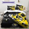 Club América Logo Pattern Bedding Set Quilt Cover Pillowcase Home Decor Gift (1 * Duvet Cover + 2 * Pillowcase, Without Core)
