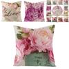 Beautiful Flower Printed Cushion Cover With Splash Waterproof Design For Home Decor