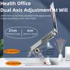D079 Aluminum Alloy Desktop Laptop Bracket Foldable Hollow Out Notebook Cooling Stand