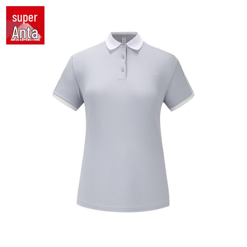 Women s Anta Tennis Style Color-block Polo Shirt 3XL