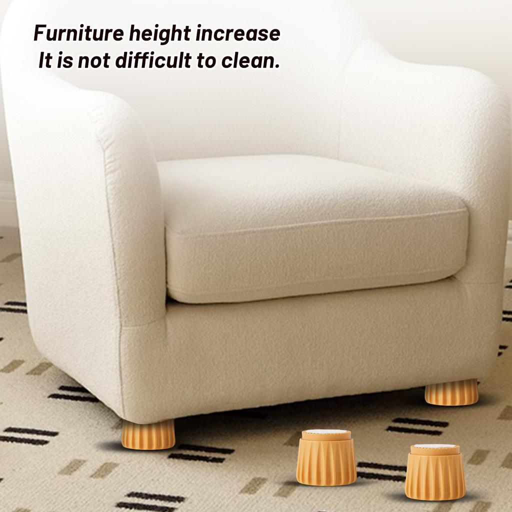 Nail-free Head Fastener, -collision And - Silent Pad, -bed Noise, Silent And Stable, Retractable Furniture Heightener
