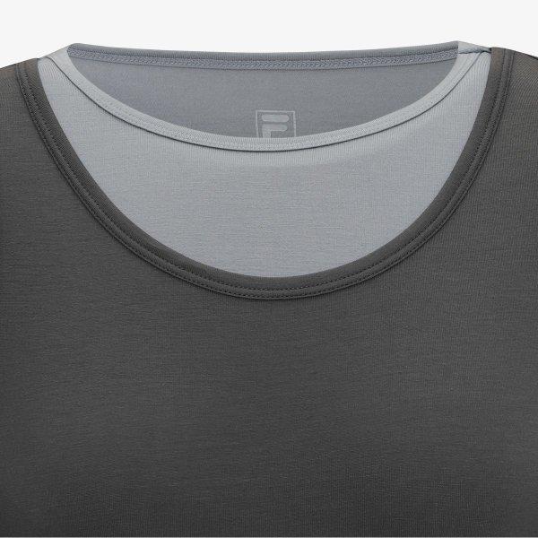 Fila Women S T ShirT Cover Up Layered