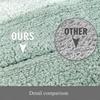 Ombre Bath Mat Bathroom Rugs, Non Slip Ultra Soft and Water Absorbent Bath Carpet Machine Washable Quick Dry Bedroom Door Mat Living Room Rug Green 17