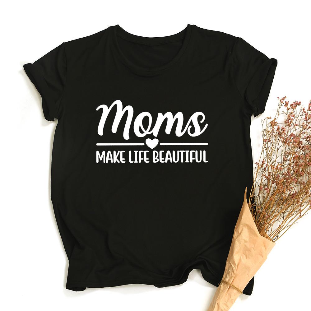 Mom Is A Little Just Above Queen Mom Shirt Funny Mommy T Shirt Feminist Slogan Tee
