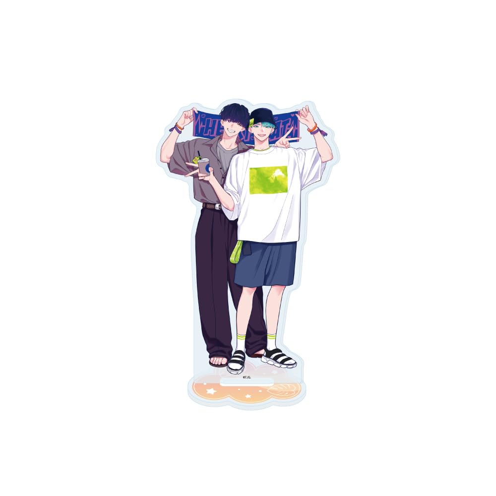 

Takuma Sensei 01 Summer BL Fair Acrylic Stand Working Couple s Vacation [Original Illustration]