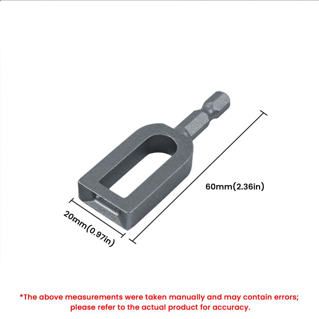 2PCS Electric Drill Wire Twisting Tool with 1/4 Inch Hex Shank Portable Carbon Steel Wire Twister Easy To Install for Drill