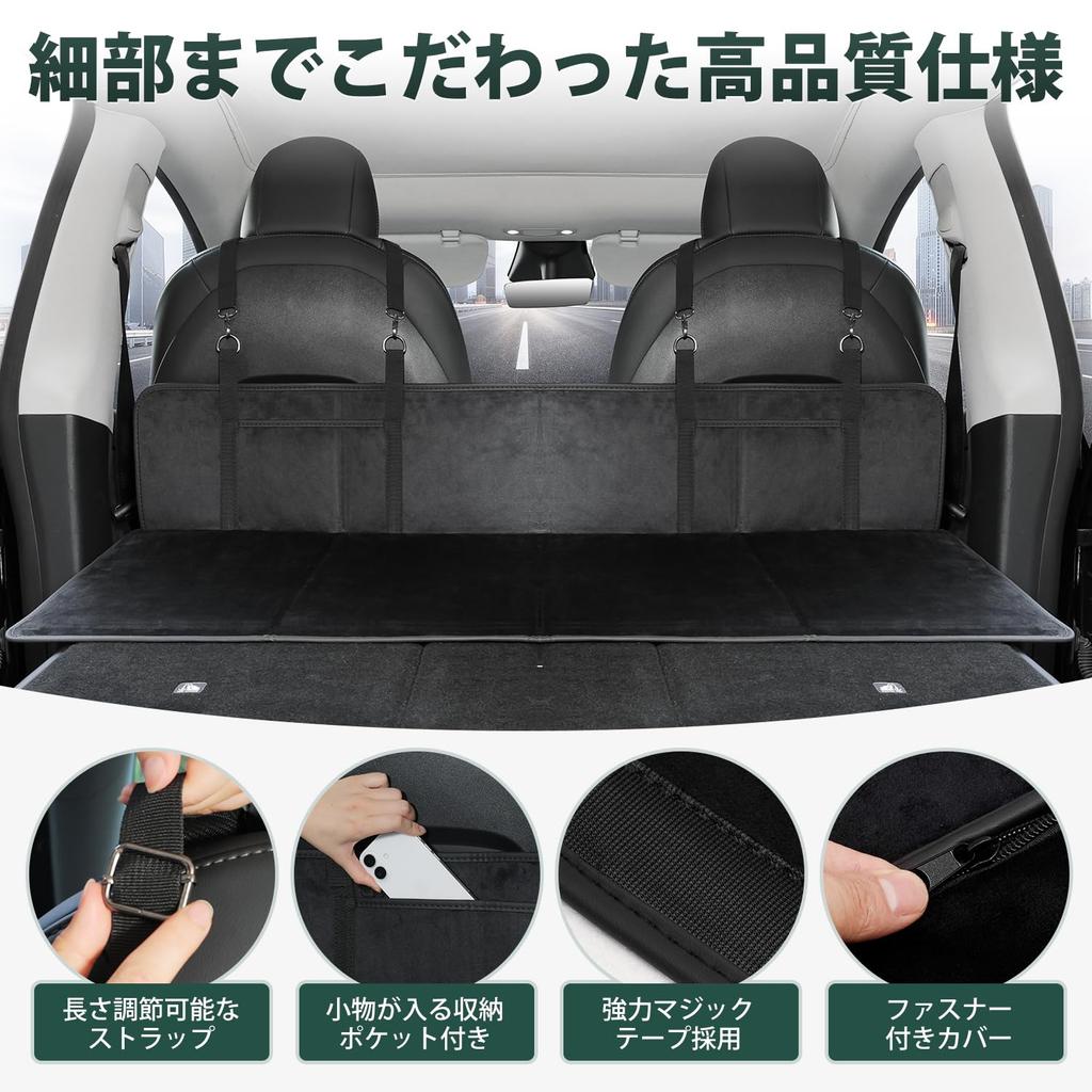 Virauto Car Back Seat Extension Gap Car Car Mattress with Storage Bag and Compact Perfect for Disaster and Outdoor Made with Flannel Fabric and PP