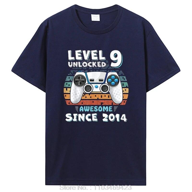 Nivelul 8 Deblocat Minunat Din 2015 Tricou pentru a Opta Zi de Naștere Fiu Băiat Amuzant Gamer Al 8-lea 8 Ani Tricou de Ziua de Naștere Topuri Cadou Îmbrăcăminte