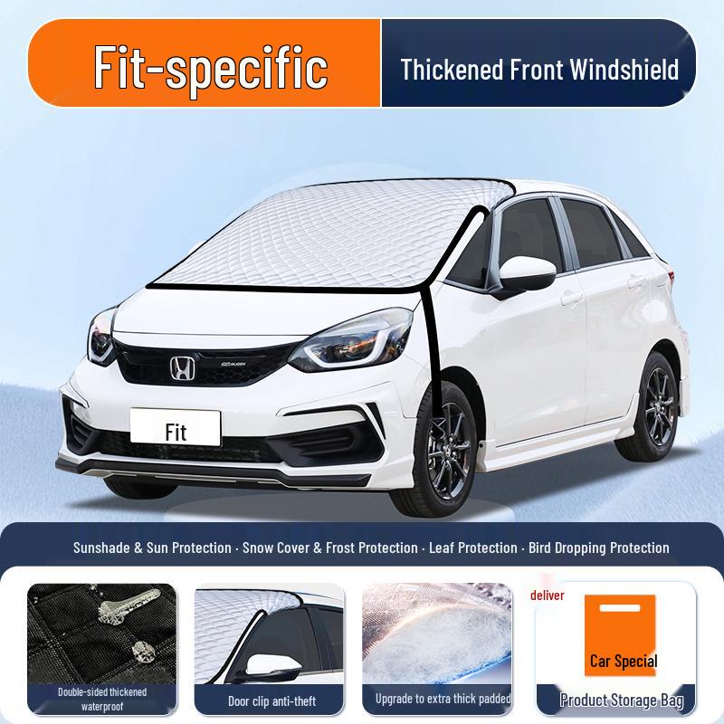 Honda Fit 4. Generation Sonnenschutz: Hitzeschutzvisier, Regenschirm, Vorhang, Windschutzscheibenabdeckung.