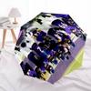 Baltimore Ravens Players Pattern, Automatic Folding Umbrella, Portable and Foldable Design, 8 Ribs, a Christmas or Birthday Gift.