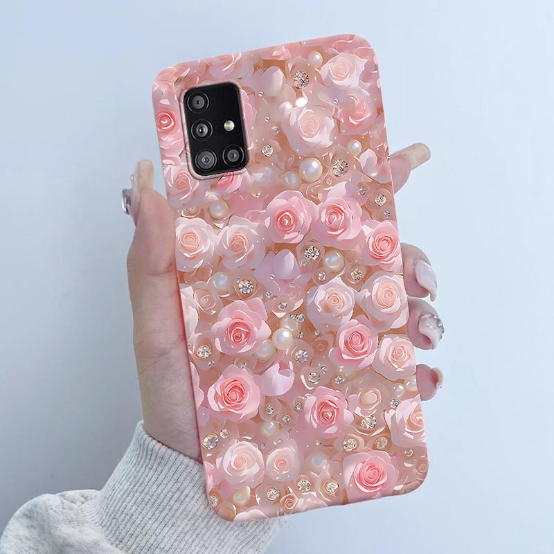 For Samsung Galaxy A51 A71 5G Phone Case Butterfly Girl Soft Silicone TPU Back Housing SM-A516B A516N A516V A716V A716U Covers