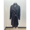 French-Inspired Wool Wrap Coat 2025 - V-Neck Single Breasted Coatigan W/ Cinched Belt, Tailored Fully Lined Outerwear for Office To Gala
