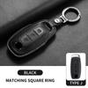 Genuine Leather Auto Key Fob Cover Case Housing Fit For Nissan Teana Qashqai X-Trail Kicks Tiida Auto Smart Key Fob Housing Long-lasting Protective