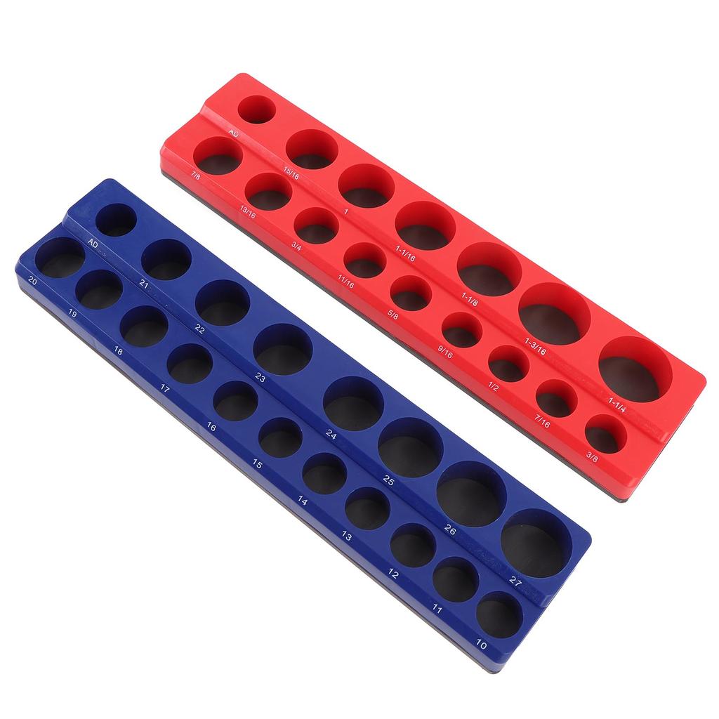 Organizator Magnetic pentru Socluri cu Pătrat de 12 Inch Magnet Puternic Metric SAE Tăvi Suport pentru Socluri 2 buc