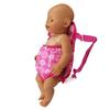 Fashion Newborn Backpack Doll Cute Flower Handbag For Girls Dolls Out Going Carry Bag Christmas Birthday Gift