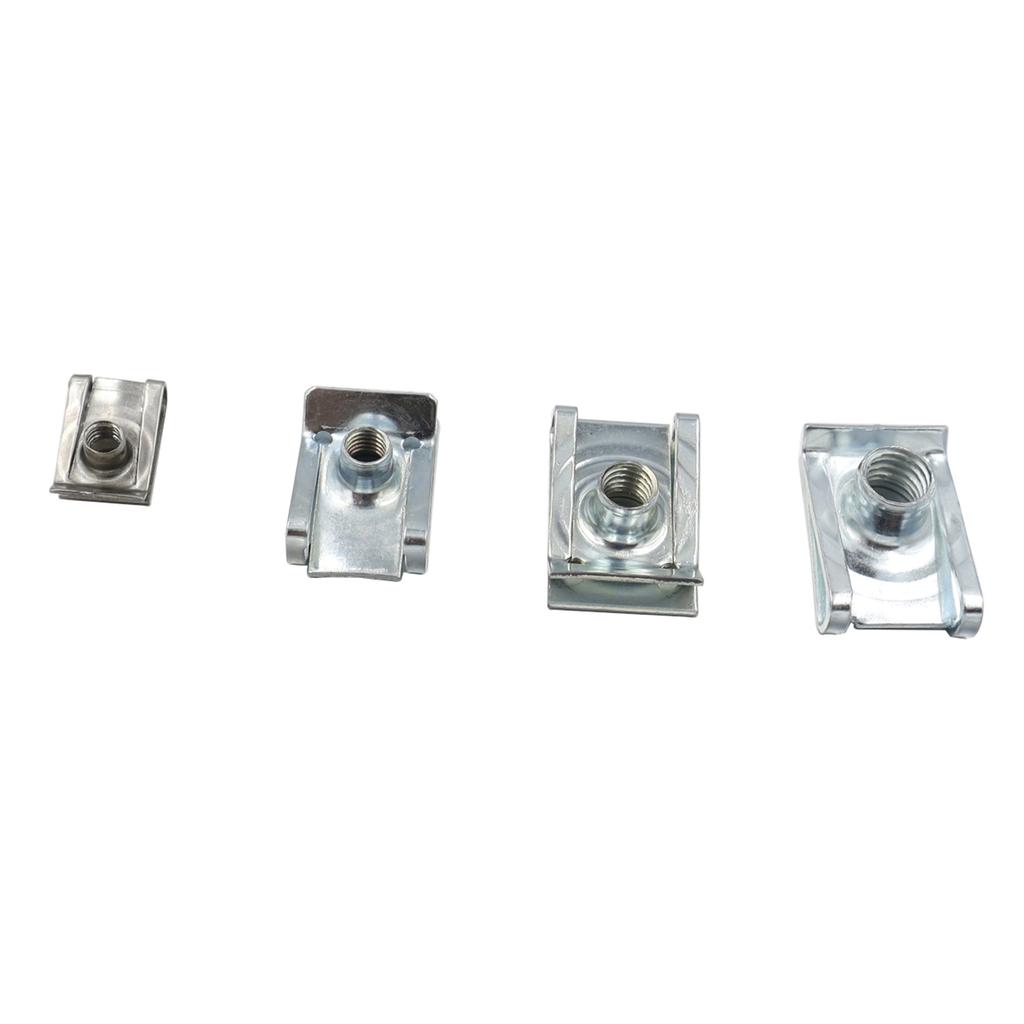 Car Fixed Self-tapping Screw Metal U-Type For Fender-Bumper Leaf Board Auto Interior Trim Panel Fastener-Metal Clip 160x