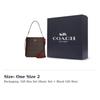 COACH Mollie Coated Canvas With Smooth Leather Bucket Bag, Portable Crossbody Bag, Shoulder Bag 28 Women's Brown CA561-IMRVQ