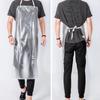 Thickened Kitchen Apron Translucent Work Apron Durable Cafeteria Apron  for Men Women
