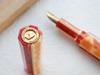 WANCHER Fountain Pen Kaleido Queen Fountain Pen Sunset Gold Trim KALEIDO QUEEN Octagonal Pillar Art Collection Fountain Fine [Wancher Pen] (F Nib)