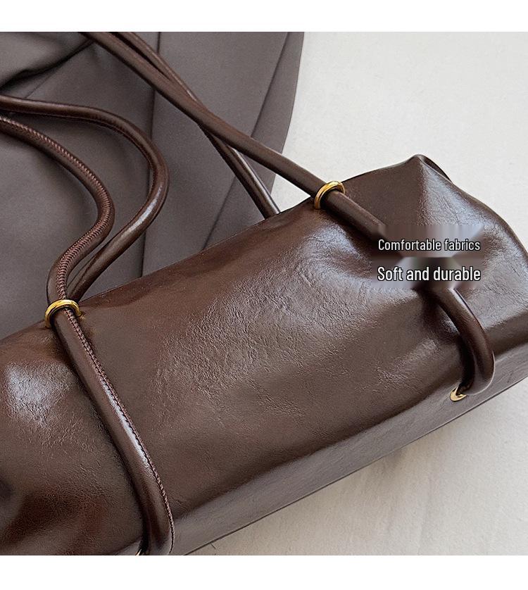 Elegante Damen Unterarm-Baguette-Tasche mit großem Fassungsvermögen - Neuer modischer Schulter- und Handheld-Pendlerstil