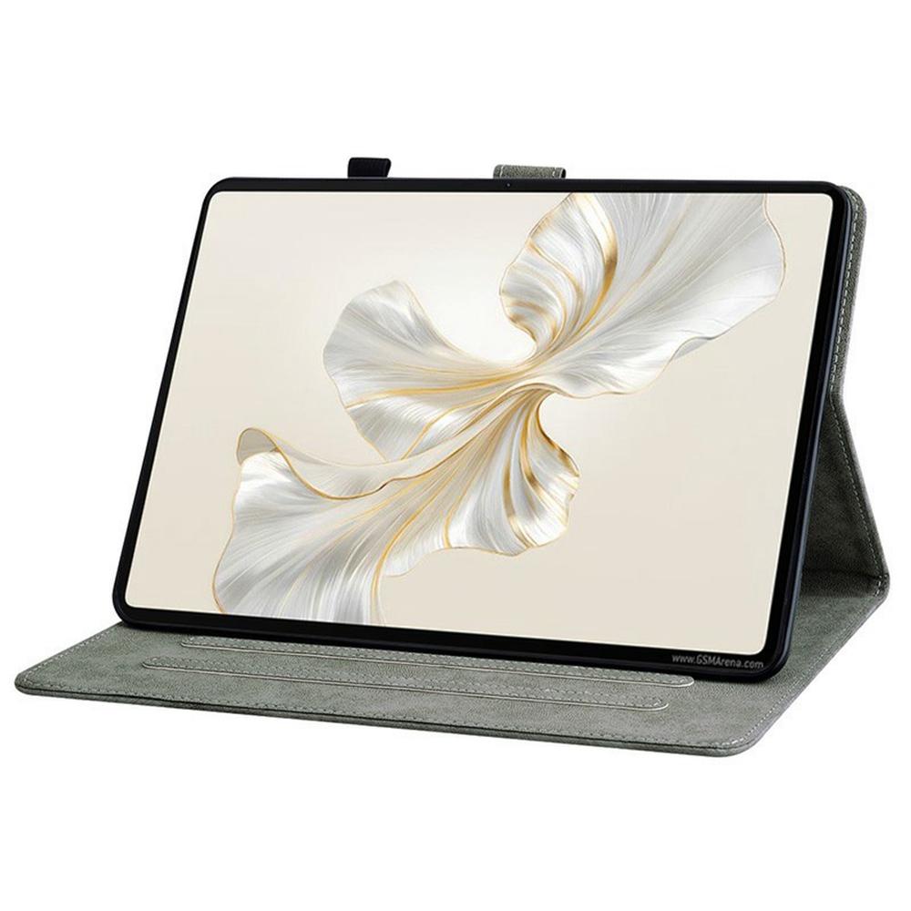 Pro Honor Pad X9a Pouzdro Tygr Potisk Odolné proti poškrábání PU Kůže Tablet Kryt