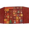 Christmas Countdown Empty Gift Box To Fill 24-Day Santa Claus Printed Collectible Box Christmas Advent Calendar Boxes