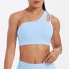 Oblique Shoulder Bubble Wrap Yoga Bra Cloud Sense Beauty Back Exercise Underwear Asymmetrical Shoulder Strap Running Workout Vest Tops