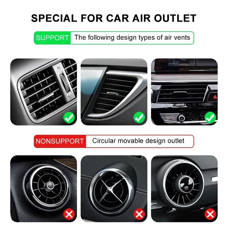 Car Phone Holder Air Vent G-Sensor Smartphone GPS Stand For Toyota Yaris Corolla Avensis Aygo Vitz Vios Yaris Mark-X Mirai