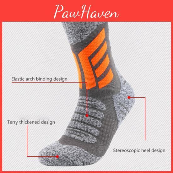 1 Pair Yousheng Thermal Ski Socks For Women Men Thick Insulated Winter Boot Socks Moisturewicking Antislip Breathable Sports Outdoor Snow Socks