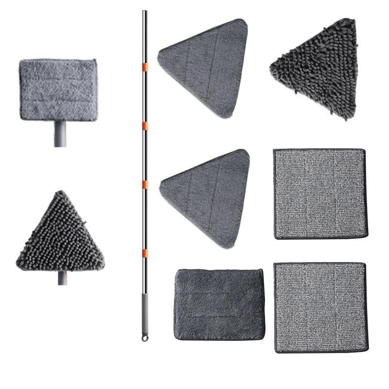 Foldable Triangular Wall & Floor Cleaning Mop Set
