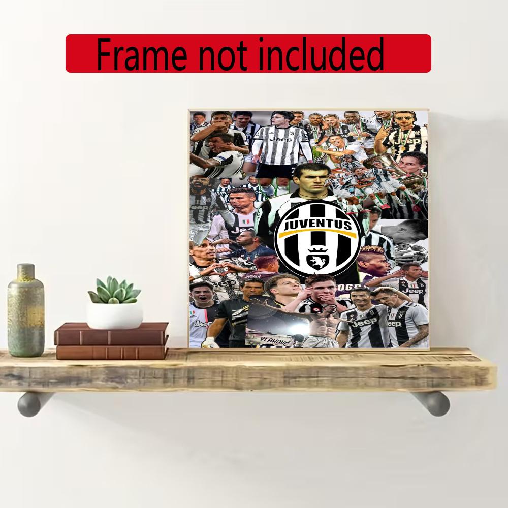Juventus 5D Diamond Painting Round Diamond Rhinestones Mosaic Diamond Embroidery Wall Paintings Rhinestones Gift Frameless