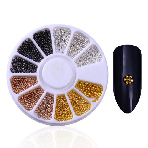 Mixed Color Nail Art Glitter Rhinestone Crystal Gems Jewelry Bead Manicure Decoration Accessories Nail Supplies For Professional