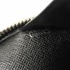 Used 12564 Zippy Organizer N63077 7940 Old Model Logo Black Gray Zip Around Damier Graphite Noir Men's from Japan
