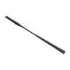Tbest Horse Whip Riding Crop Durable Anti-Slip Silicone Handle Equestrian Training Racing Tool Premium Patent Leather 65cm (Black)