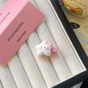 10 Pcs/Lot New Cute Cartoon White Pink Star Hair Clip Alloy Barrettes Hairpin Small Duckbill Clip For Gilrs Women Accessories