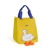 Easy Portable To Clean Cartoon Triangle Yellow Duck Lunch Heat Bag Preservation
