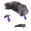 Anal Plug Sex Toy With Long Fox Tail And Sexy Pornographic Sexy Toy Stuffed Behind Buttocks Couple Role-playing Adult Accessorie
