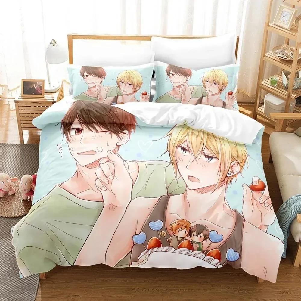 3D Anime Kawaii Sasaki To Miyano Bedding Set Printed Bed Set With Pillowcase Bed Duvet Cover Single Double Queen Super King Size