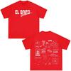 2026 New Summer Cotton Loosefitting Casual Gothicstyle Oversized Pattern Suitable For Both Men And Women Hiphop Tshirt