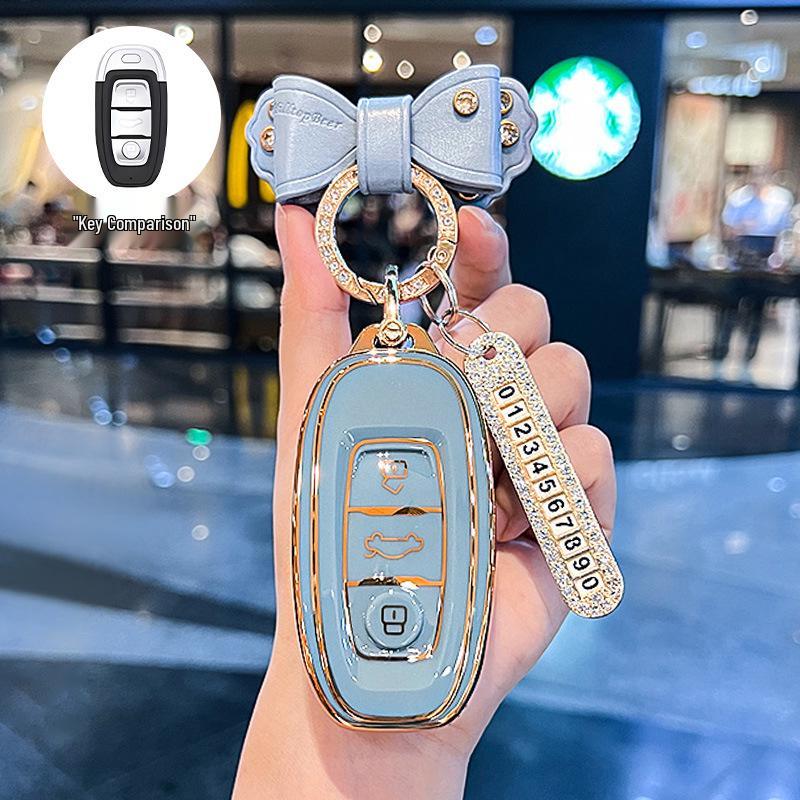 High-End Personalized Protective Shell for FAW Hongqi H7 Key - Stylish Unisex Design